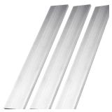 3 Pieces 1/4" (6mm) X 2"(50mm) Square Aluminum Flat BAR 12"(305mm) Long,6061 General Purpose Plate,T6511 Solid New Mill Stock (1/4x2x12inch, 3Pcs) - Retail: $19