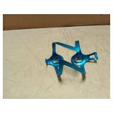 Bike Cup Holder, Bicycle 2-in-1 Bottle Bracket, Aluminum Alloy Water Bottle Cages, Universal Rotation Cup Drink Holders for Motorcycle, MTB, Wheelchair, Baby Stroller, Trolleys, Tools Free (Blue)