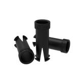 FXW Dog Playpen Accessories - Muffler Tubes, Compatible with FXW Rollick/Instant Dog Playpen (Replacement for HomePlus/Dog Gate) (32PCS, Black) Patented - Retail: $10