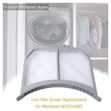 W10516085 Dryer Lint Filter Compatible with Whirlpool Maytag, Dryer Lint Trap Filter Screen Replaces WED72HEDW1, 7MWED81HEDW0, 7MWED90HEFW0, 7MWGD81HEDW0, 7MWGD87HEDC0, 7MWGD87HEDC1