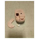 seenda Wireless Mouse, 2.4G Noiseless Mouse with USB Receiver Portable Computer Mice for PC, Tablet, Laptop, Notebook - Pink & White - Retail: $13