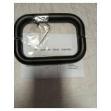 CKB 6" Shower Door Handle, Back to Back Shower Door Pull Compatible with 1/4" to 1/2" Thickness Glass for Glass Shower Doors, Matte Black with 304 Stainless Steel. - Retail: $29