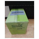ECOLipak 100percent Compostable 5 Compartment Plates, 100 Pack Disposable Compartment Paper Plates, 12.5 * 8.6 inch Biodegradable Sugarcane Plates, Eco-Friendly School Lunch Trays - Retail: $34