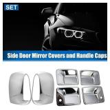 X AUTOHAUX Automotive Exterior Door Handle Covers Rearview Mirror Cover Compatible for Ford F-250F-350F-450F-550 Super Duty 1999-2007 Excursion 2000-2005 - Retail: $15,010