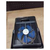 JINLICTE Portable Misting Fan, 8000mAh 8-Inch Rechargeable Water Cooling Mist Fan with 600mL Water Tank, Quiet USB Battery Powered, Perfect Cooling for Camping Home Outside Office - Retail: $18