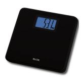 Tanita HD-662 Digital Weight Scale (Black) - Japan Technology Bathroom Scale with 330 lb Weight Capacity - 2\ Blue Backlit Large LCD Display - Accurate, Durable, Step-On Operation - Retail: $40in