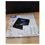 Tanita HD-662 Digital Weight Scale (Black) - Japan Technology Bathroom Scale with 330 lb Weight Capacity - 2\ Blue Backlit Large LCD Display - Accurate, Durable, Step-On Operation - Retail: $40in
