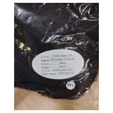Round Black Cocktail Table Cover approximately 32x43 in - Retail: $15