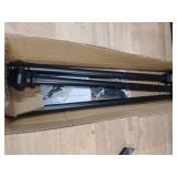 Curtain Rods for Windows 32-48 inch, 58 inch Matte Black Curtain Rod with Brackets Adjustable by Splicing for Bedroom Kitchen Study Living Room(32\ or 48\in) - Retail: $7in