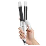 Europe Travel Curling Iron Mini: Dual Voltage Curling Iron for Traveling - Mini Travel Curling Irons 1 Inch with US Plug,Black 450? for ThickCoarse Short Hair - Retail: $60
