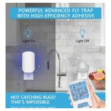 WowCatch Flying Insect Trap for Indoors, Bug Killer Light Trap for Fruit Flies, Gnats, Moths, and Houseflies, 2 Devices + 8 Refills, Best Fly Traps for Home, Kitchen, Bedroom, Plant Area, Garages - Re
