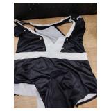 Alleyon Tengen Uzui Bathing Suit Demon Swimsuit Womens Anime Bikini One Piece Swimwear Sexy L - Retail: $27
