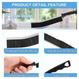 Dfacio 11Pcs Crevice Cleaning Brush Set, Hard Bristle Cleaning Supplies for Kitchen, Bathroom, Corner, Grout, Sink, Cup, Teapot, Bottle, Blender - Retail: $10