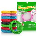 BuggyBands 36 Pack Mosquito Repellent Bracelets, DEET-Free Waterproof Bands, Individually Wrapped - Retail: $23