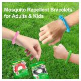 BuggyBands 36 Pack Mosquito Repellent Bracelets, DEET-Free Waterproof Bands, Individually Wrapped - Retail: $23