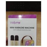 Voijump Mini Karaoke Machine Set - Pink - Retail: $35