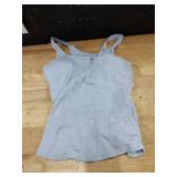 Ladies light blue tank top size M -