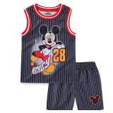 Disney Mickey Mouse Boys Mesh Tank Top and Shorts Set for Toddler and Big Kids