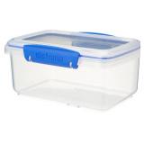 Sistema KLIP IT Rectangular Collection Food Storage Container, 33.8 oz.1 L, Clearpurple  - Retail: $8
