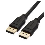 Amazon Basics DisplayPort 1.4 Cable, 32.4Gbps High-Speed, 8K@60Hz, 4K@120Hz, Dynamic HDR and 3D, Gold-Plated Plugs, 3 Foot, Black - Retail: $7