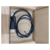 Amazon Basics DisplayPort 1.4 Cable, 32.4Gbps High-Speed, 8K@60Hz, 4K@120Hz, Dynamic HDR and 3D, Gold-Plated Plugs, 3 Foot, Black - Retail: $7