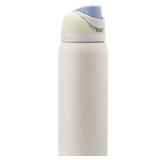 Owala FreeSip Insulated Stainless Steel Water Bottle with Straw for Sports, Travel, and School BPA-Free Sports Water Bottle, 32 oz, Iced Breeze - Retail: $35