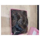 NAYOO 26 Inch Long Curly Middle Part Synthetic Heat Resistant Fiber Wig for Women - Daily Use Party Wig in Dark Brown - Retail: $30