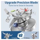 Aeitto Blenders for Kitchen with 68Oz. Large Capacity, 1800W Max Power Smoothie Blender, 3 Preset Programs and 7 Speeds, Professional Countertop Blender for Smoothies, Ice Crush, Frozen Drinks, Silver