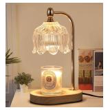 Candle Warmer Lamp with Timer and Dimmer,Electric Gold Light Gifts for Women Melt Wax Warmer Lamp with 2 Bulbs for Candle Jars House Warming New Home Decor Bedroom - Retail: $29