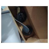 Haidms Oil-Rubbed Bronze Front Door Handle and Deadbolt Set, Front Door Lock Set, Entry Door Locksets with Deadbolt Single Cylinder, Exterior Door Handle with Reversible Handle Lever - Retail: $49