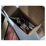 Haidms Oil-Rubbed Bronze Front Door Handle and Deadbolt Set, Front Door Lock Set, Entry Door Locksets with Deadbolt Single Cylinder, Exterior Door Handle with Reversible Handle Lever - Retail: $49