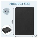 Black Polyurethane Foam Inserts for Cases, 2 Pcs 16 x 12 x 2 Inch, Cuttable Packing Padding for Tool Box, Camera, Crafts and Storage - Retail: $20
