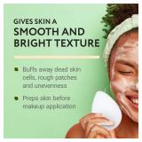 Impresa Face Scrubber Exfoliating Pads - 10 Count, White Puff - Facial Sponges for Deep Clean and Skin Buffing - Exfoliating Sponge and Scrub Pads