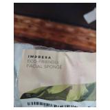 Impresa Face Scrubber Exfoliating Pads - 10 Count, White Puff - Facial Sponges for Deep Clean and Skin Buffing - Exfoliating Sponge and Scrub Pads