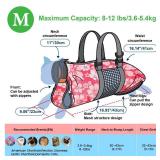 Cinf Cat Nail Clipping Cleaning Grooming Restraint Bag No Scratching Biting for Bathing Nail Trimming Injecting Examining(Flower,M) - Retail: $22