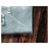 Sheer White Curtains 72 inches Long, 2 Panels Solid Voile Sheer Curtain, Rod Pocket Window Treatment Panels for Bedroom Living Room