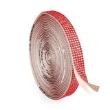 Zuihug 0.4 in Sparkling Rhinestone Ribbon for Crafts - Self Adhesive Crystal Strips, Rhinestone Stickers, Glitter Tape - Versatile Rhinestone Trim for DIY Projects and Decorations (Red, 4 Yards) - Ret