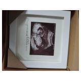 KeaBabies Baby Sonogram Picture Frame - Modern Ultrasound Picture Frames for Mom to Be, First Pregnancy Gifts for Expecting Mom and First Time Dad, Baby Gender Reveal Gifts (Alpine White) - Retail: $1