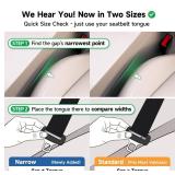 Givifive Car Seat Gap Filler Set of 2, Soft Foam Multifunctional Seat Side Gap Filler with Organizer and Hook Function, 3in1 Gap Stopper Universal Fit Car SUV Truck Fill The Gap Between Seat and Conso