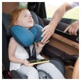 INFANZIA Chin Supporting Travel Neck Pillow, Comfortably Supports and Helps Support Head and Neck - Gifts for ToddlerChildKids, Blue - Retail: $16