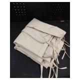 Cream Canvas Outdoor Cushion Cover Set 70x22 in two pack - Retail: $45