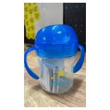 Dr. Brownfts Milestones Soft Spout Sippy Cup with Handles, Blue Star, BPA-Free, 6 oz180 mL, 6m+ - Retail: $6