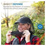 EVEN NATURALS Premium Mosquito Head Net - Ultra Large and Long, Extra Fine Holes, Mesh (39 * 26 * 25 inch) - Retail: $10