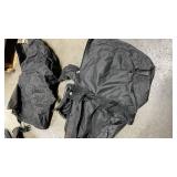 Black Tactical Two Component Bags with Straps and Buckles - Retail: $45