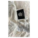 Down Feather Bedding Comforter White Duvet Insert King Size - Retail: $125