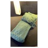 Sofa Throw Blanket In Green, 50In X 60In -