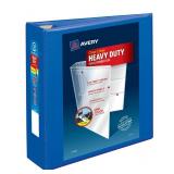 Avery Heavy-Duty View 3 Ring Binder, 3\ One Touch EZD Rings, 1 Pacific Blue Binder (79811) - Retail: $13in
