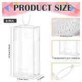 Wowangce 6 Pcs Clear Figure Display Bag Protective Cover Figures Storage Clear Bag Keychain Protective Case Dustproof Collectibles Case for Dolls - Retail: $9
