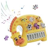 PUTYOSH Musical Piano Toys, Boys Girls Piano Toy with 4 Modes Early Learning Toys Gifts for 3 4 5 Year Old Kids - Retail: $5,192