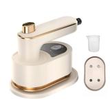 M-MAX Mini Travel Steam Iron for Clothes with Dual Voltage, Portable Lightweight Handheld Steamer, Quick Heat Up, Non-Stick Soleplate, Ideal for Home, Dorm and Sewing